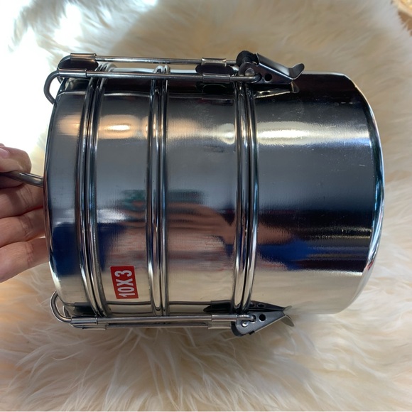 Stainless steel 3 tier lunchbox - Picture 5 of 8